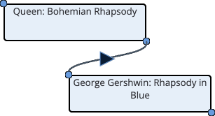 Image showing how connections between tracks are displayed in the Kuratr UI